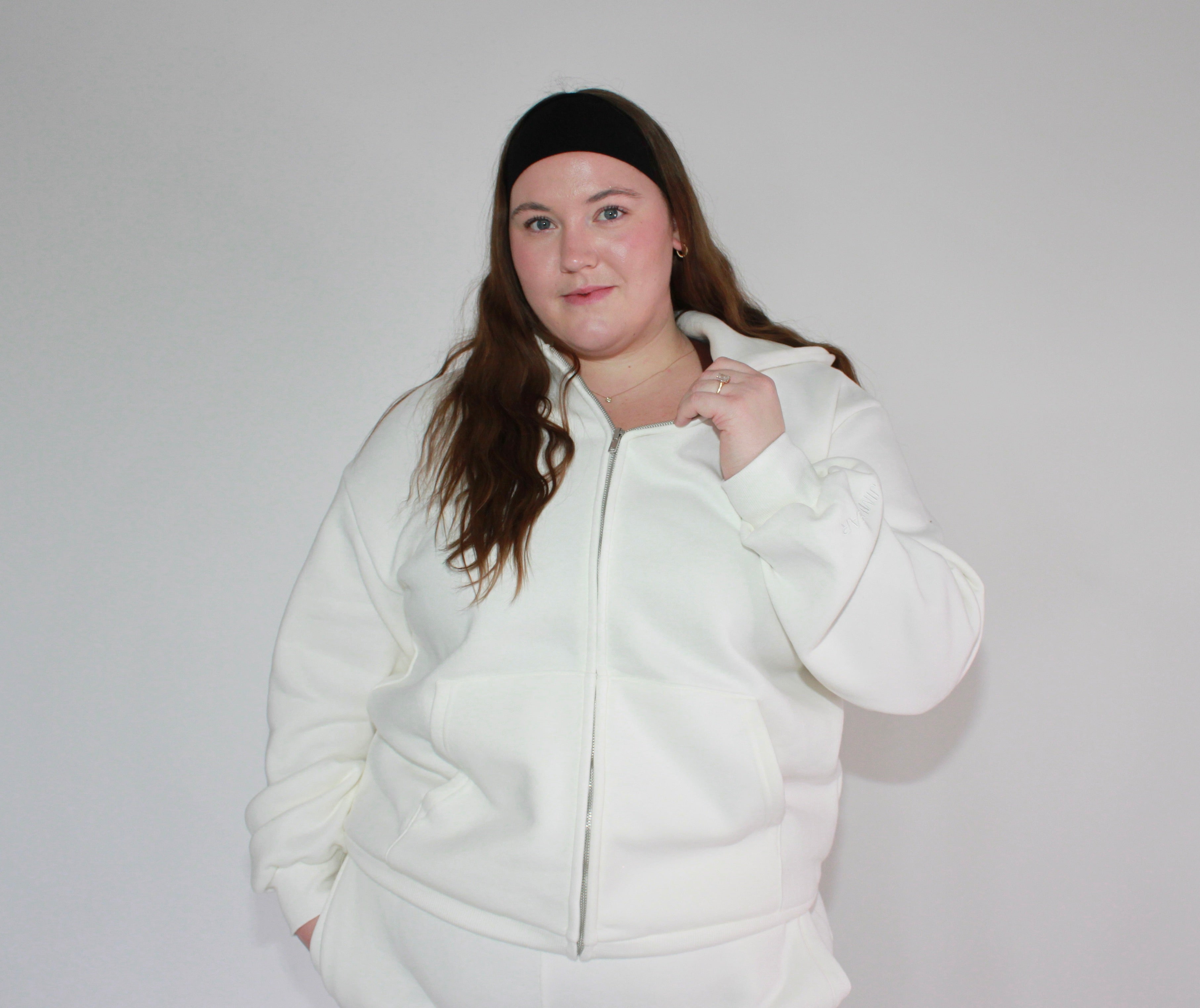 Luxe Unisex Full-Zip Hoodie