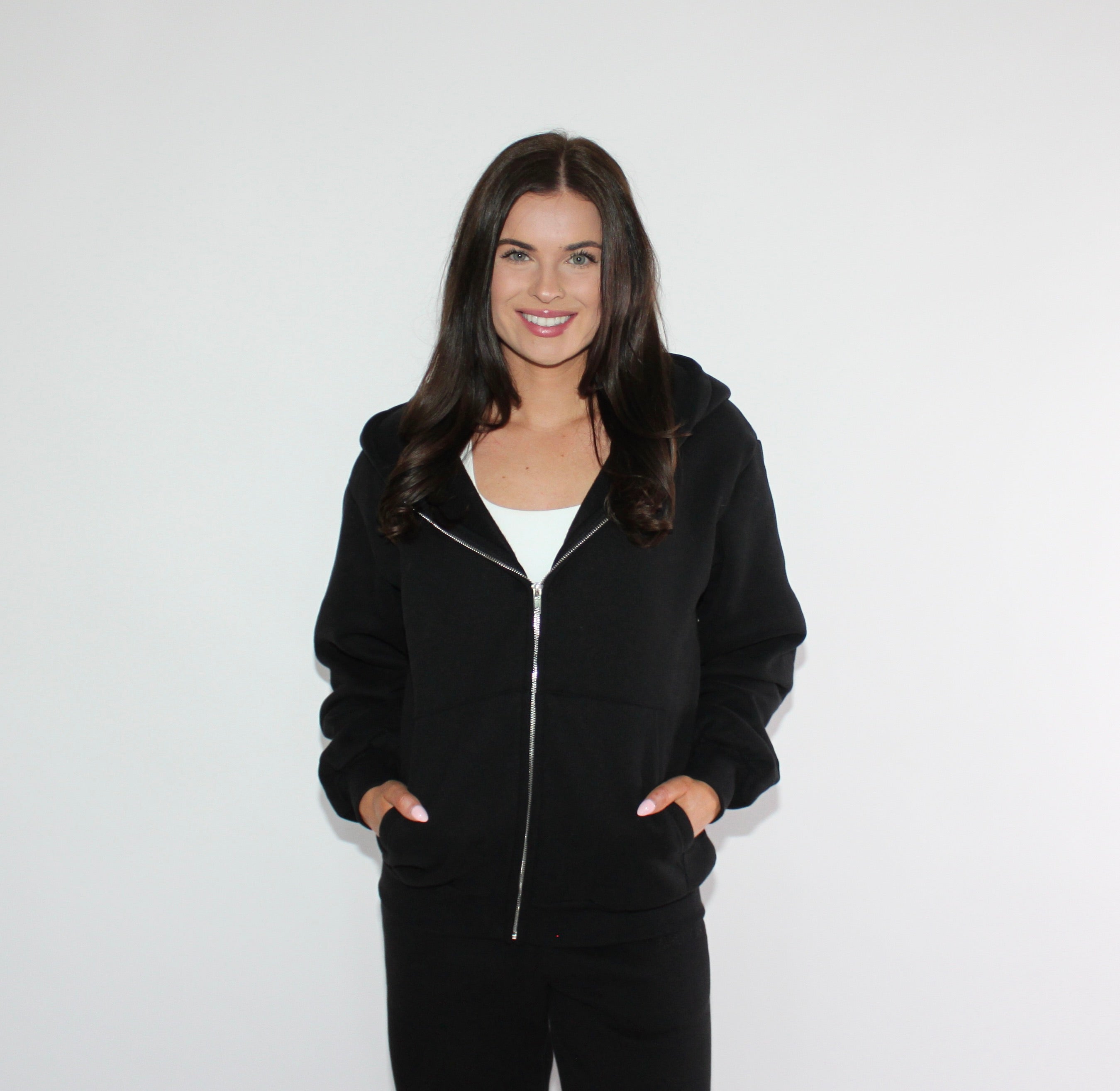 Luxe Unisex Full-Zip Hoodie