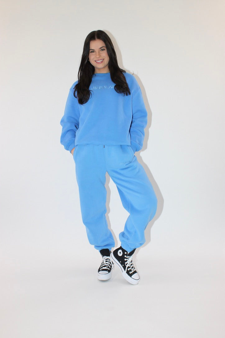 Luxe Unisex Sweatpant - Cyan