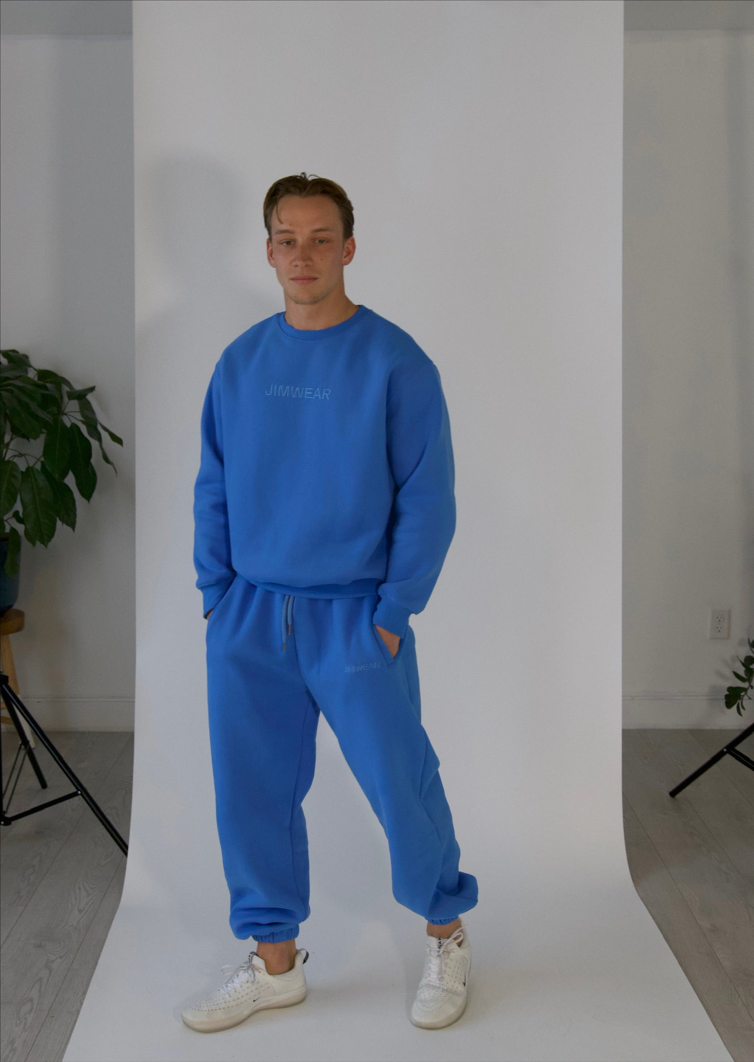 Luxe Unisex Sweatpant - Cyan