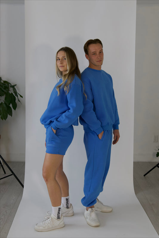 Luxe Unisex Sweatpant - Cyan