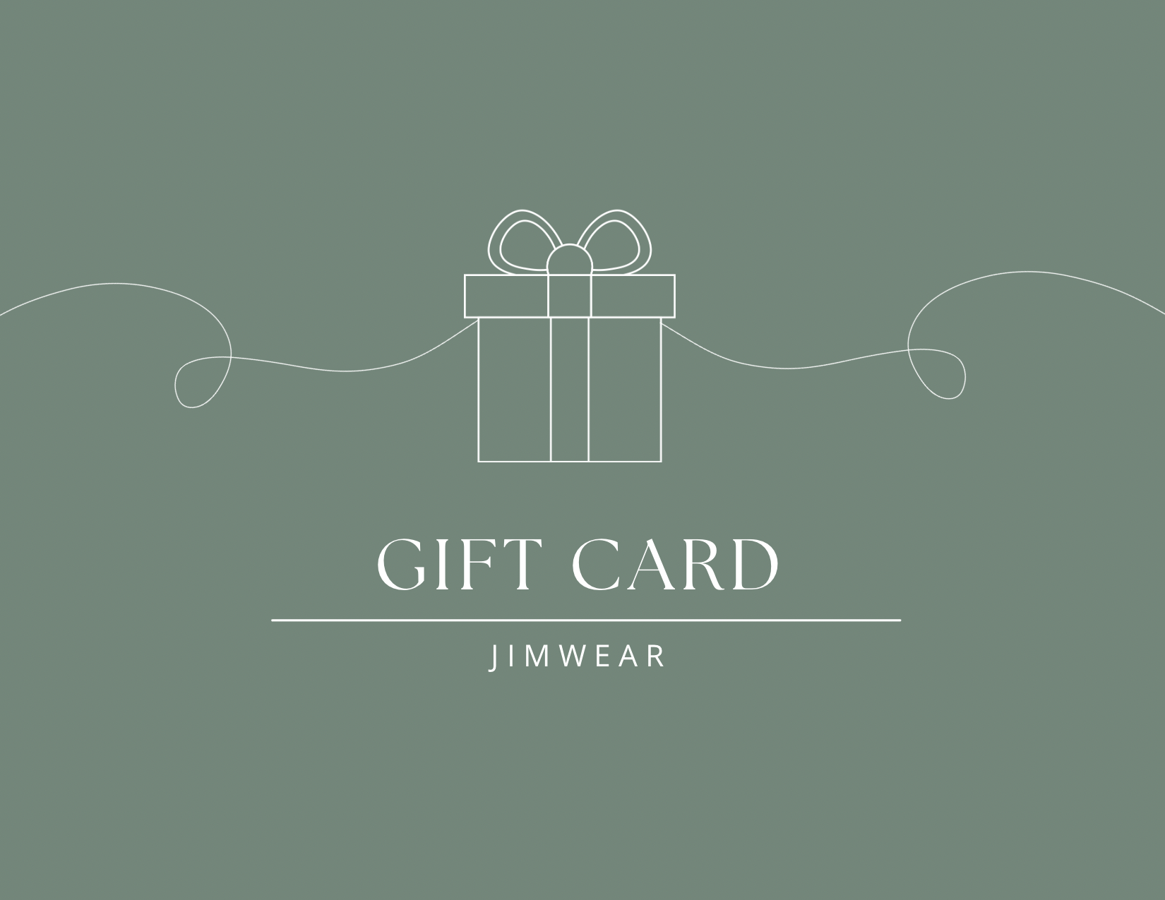 JIMWEAR Gift Card